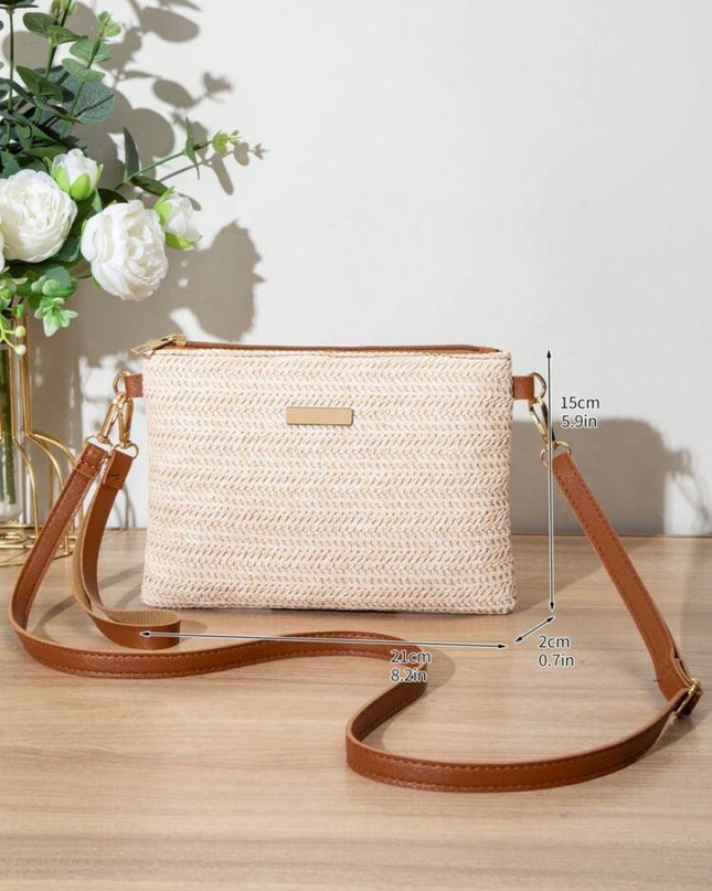 Bolsa de Paja Tejida Primavera/Verano