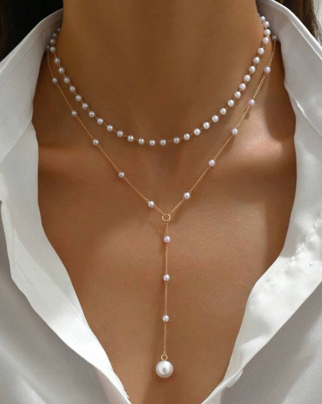 Collar Doble Forma “Y”