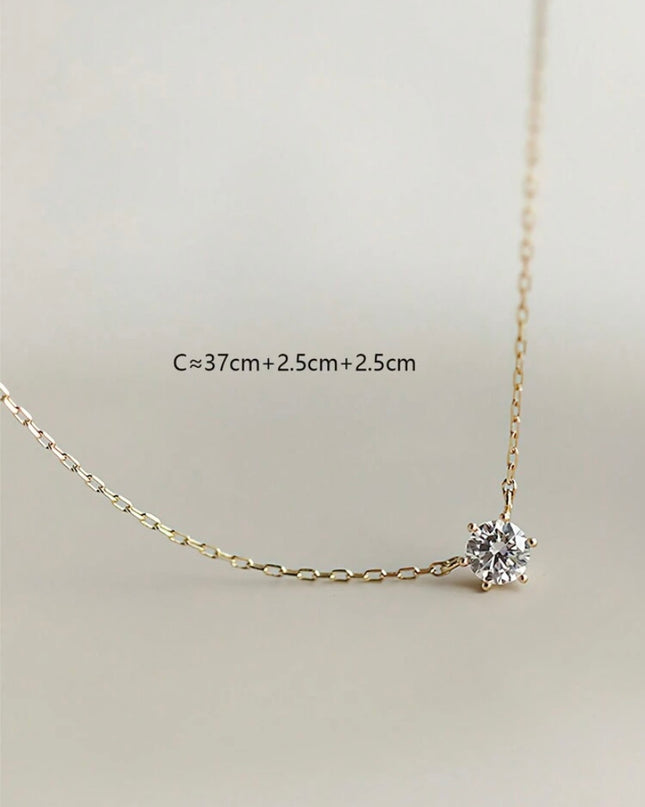 Collar Colgante de Diamante Pequeño