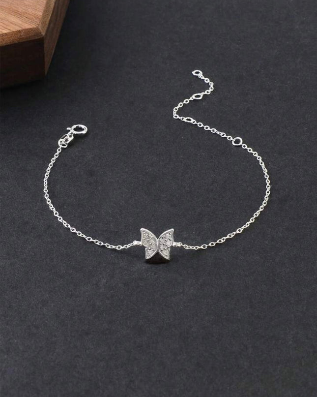 Pulsera Mariposa Elegante Plata 925