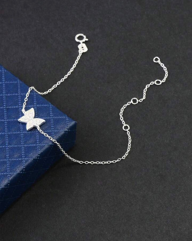 Pulsera Mariposa Elegante Plata 925