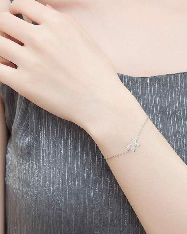 Pulsera Mariposa Elegante Plata 925