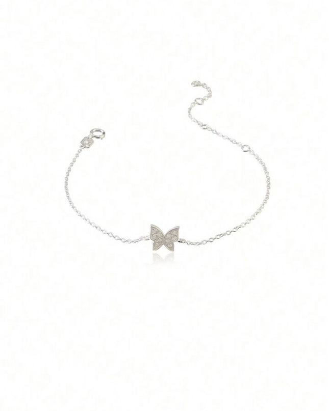Pulsera Mariposa Elegante Plata 925