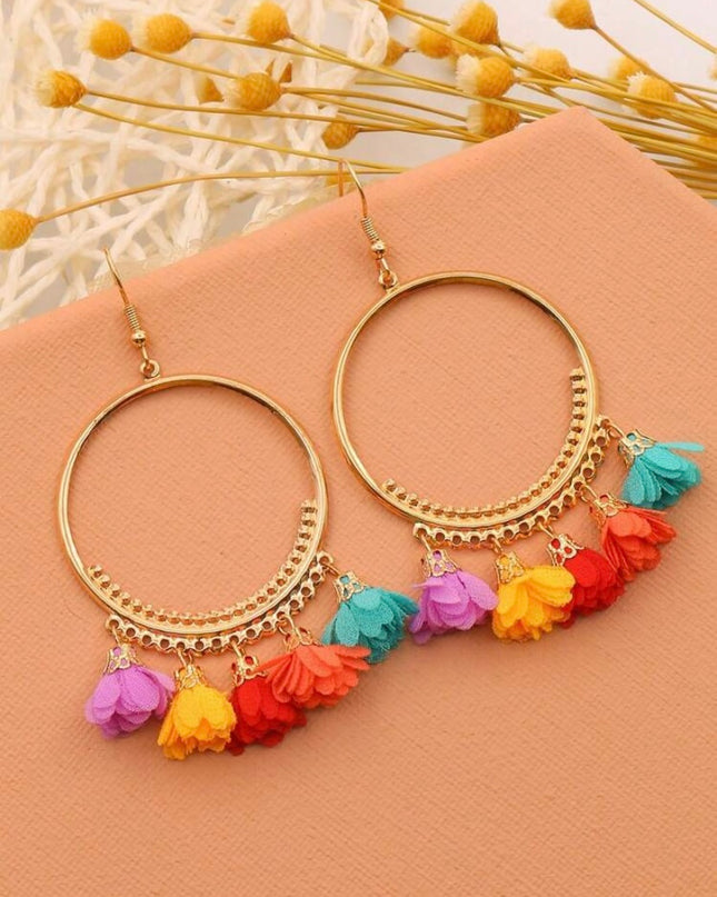 Aretes Estilo Bohemio Colores