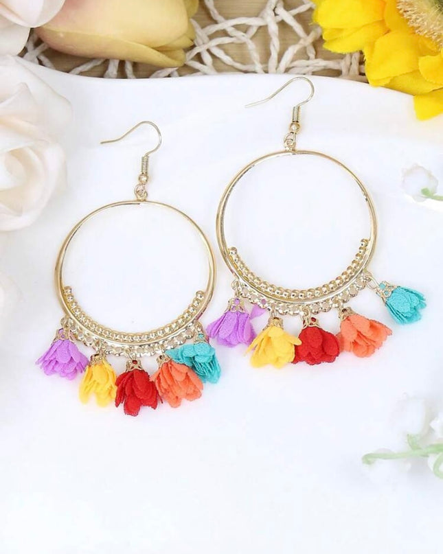 Aretes Estilo Bohemio Colores