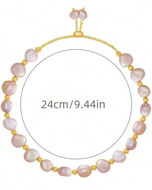 Brazalete Piedras Rosadas