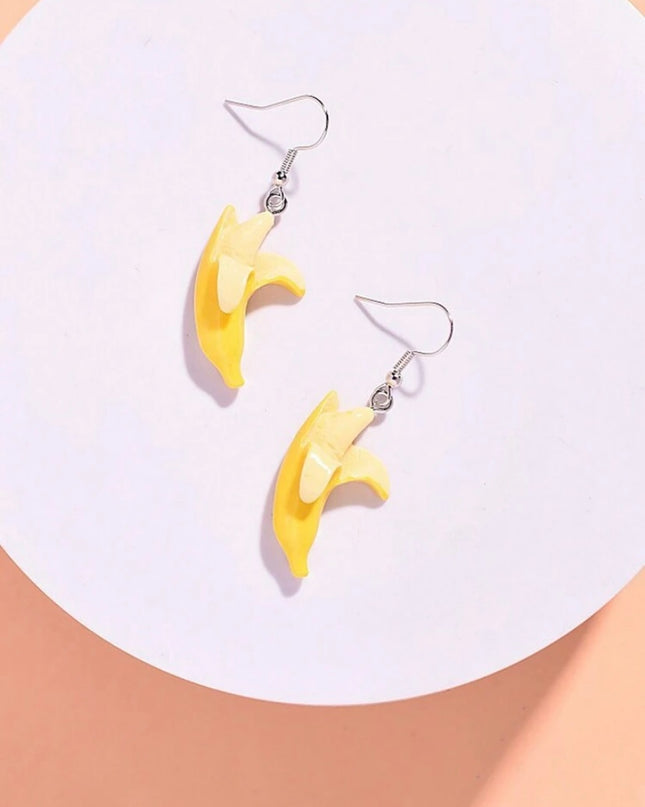 Aretes Colgantes de Banana