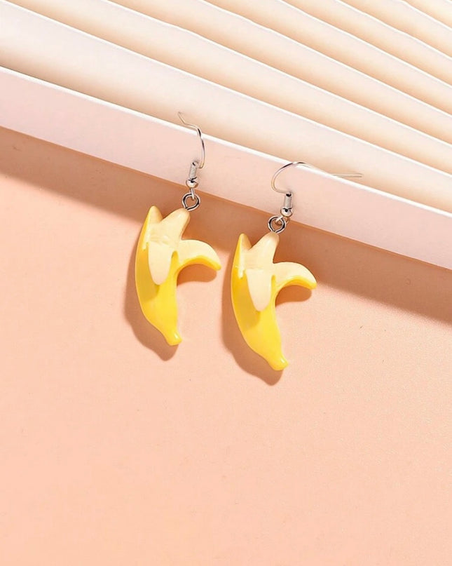 Aretes Colgantes de Banana