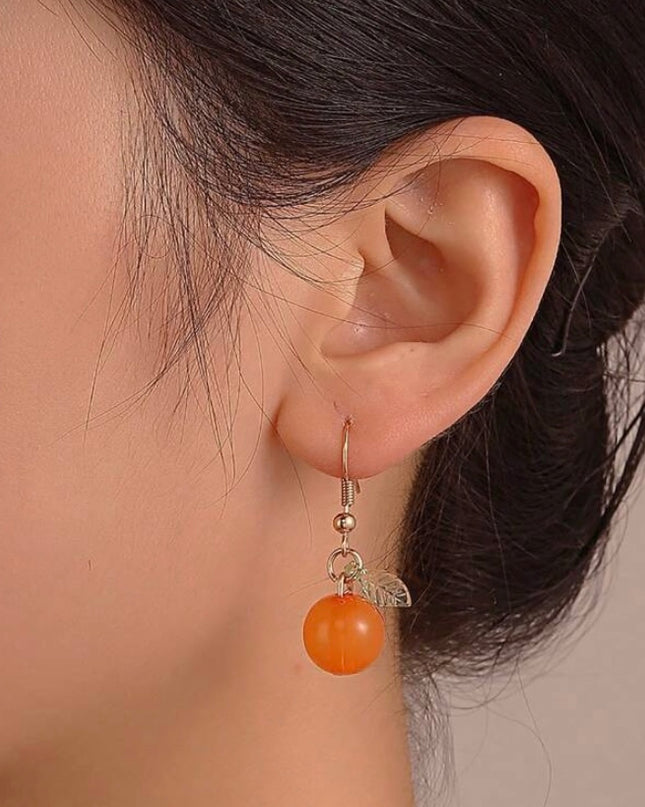Aretes Colgantes de Naranjas