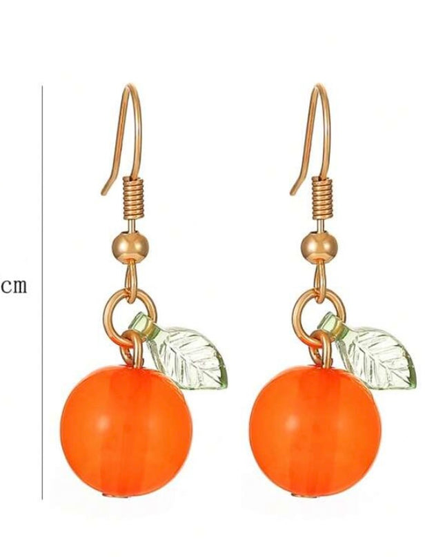 Aretes Colgantes de Naranjas