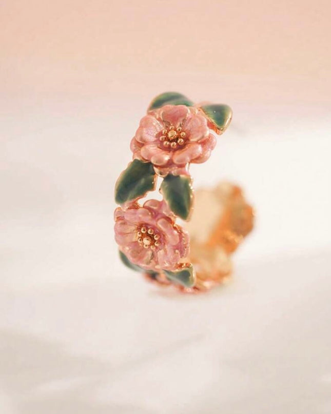 Pendientes Mini Flores Esmaltadas