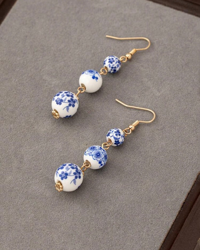 Aretes Cuencas de Porcelana