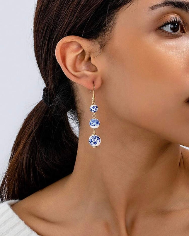 Aretes Cuencas de Porcelana