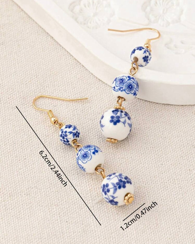 Aretes Cuencas de Porcelana