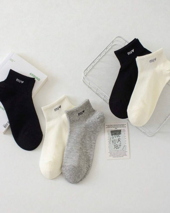 5 Pares Calcetas Cortas