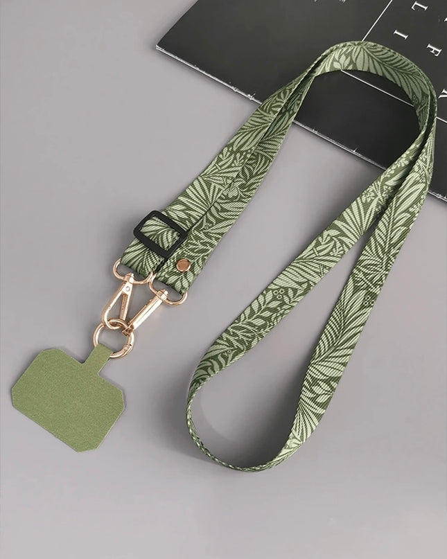 Correa Verde Diseño de Hojas