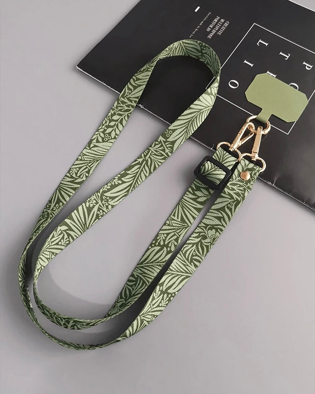 Correa Verde Diseño de Hojas