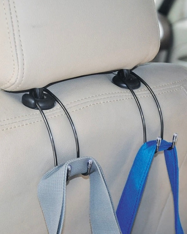 Par de Ganchos para Bolsas Asiento del Carro