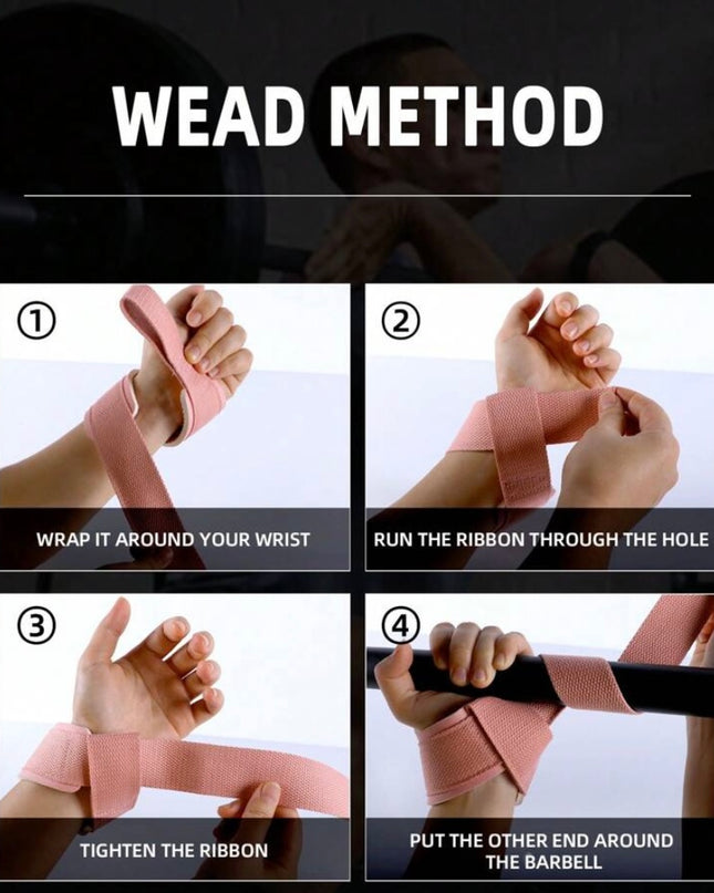 Straps Rosadas Entrenamiento