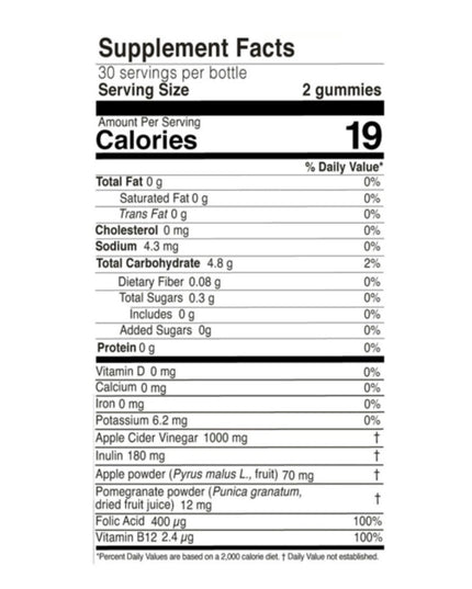 Gomitas Nutriplus - Vinagre de manzana