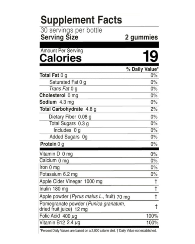 Gomitas Nutriplus - Vinagre de manzana