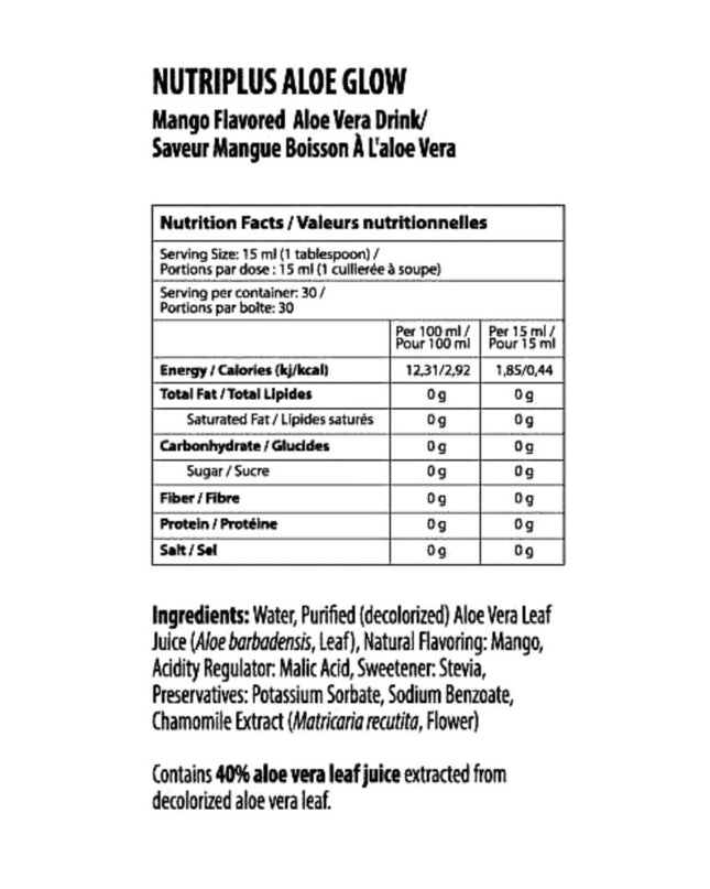 Nutriplus Aloe Glow Mango
