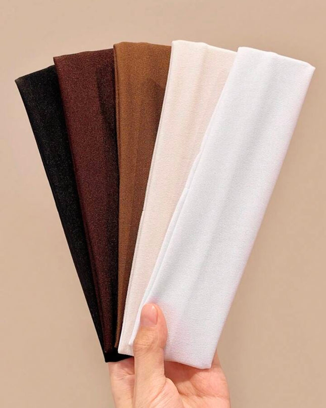 Set 5 Bandas Para Cabello Deportivas