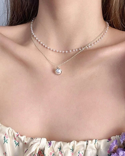 Set 2 Piezas Collar y Pulsera Doble