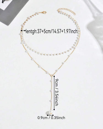 Collar Doble Forma “Y”