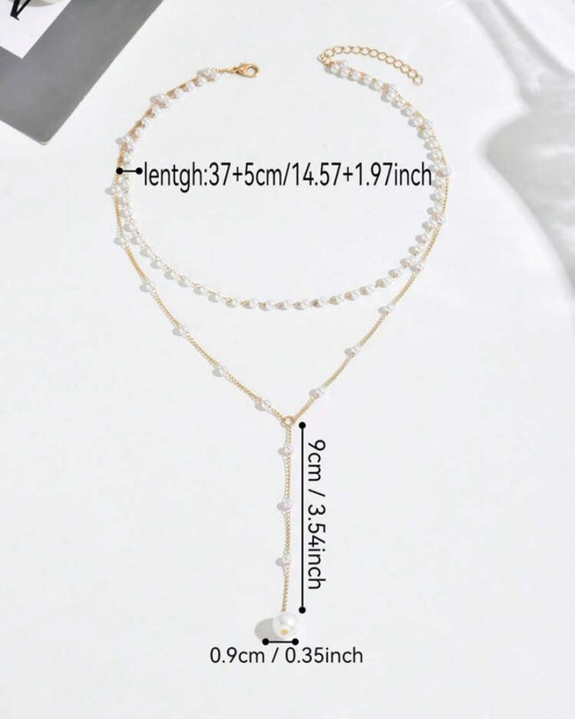 Collar Doble Forma “Y”