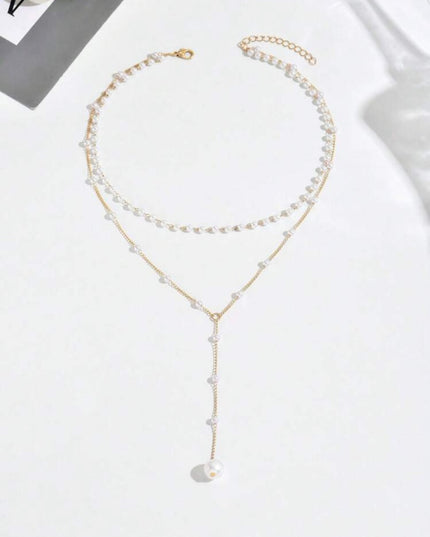 Collar Doble Forma “Y”