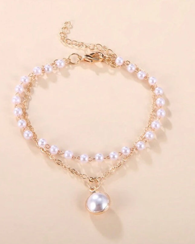 Set 2 Piezas Collar y Pulsera Doble