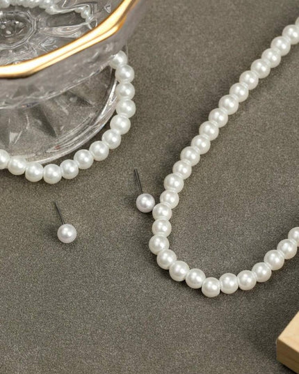 Conjunto de 4 Piezas Imitación Perlas