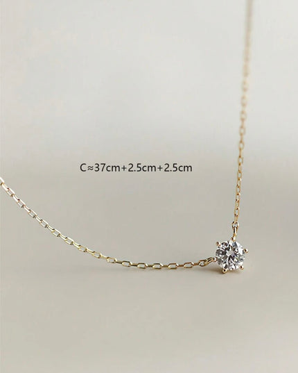 Collar Colgante de Diamante Pequeño