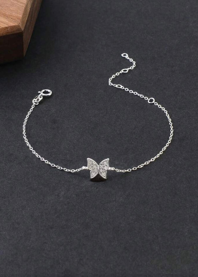 Pulsera Mariposa Elegante Plata 925