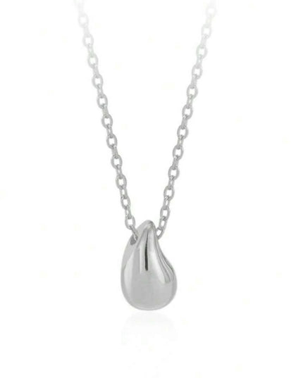 Collar Clásico Y Moderno Plata S925 Forma De Gota De Agua