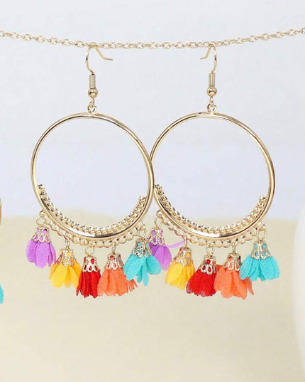 Aretes Estilo Bohemio Colores