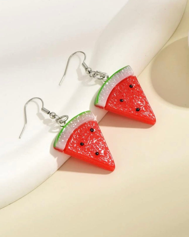 Aretes Diseño de Sandía