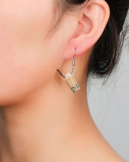 Aretes con Diseño de Iced Coffee