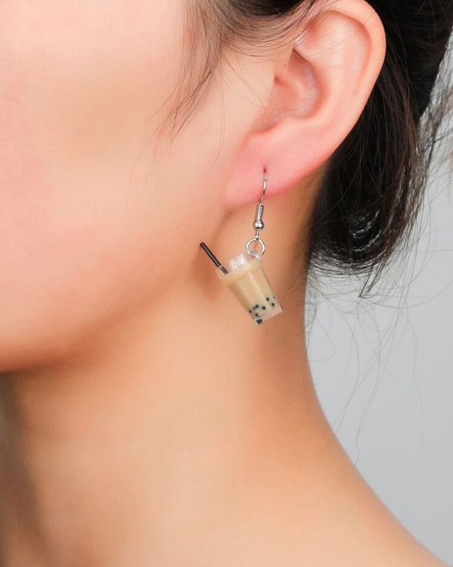 Aretes con Diseño de Iced Coffee