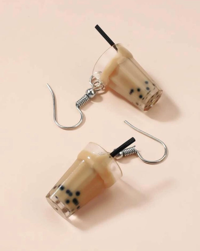 Aretes con Diseño de Iced Coffee