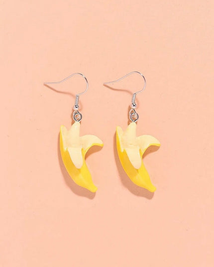 Aretes Colgantes de Banana