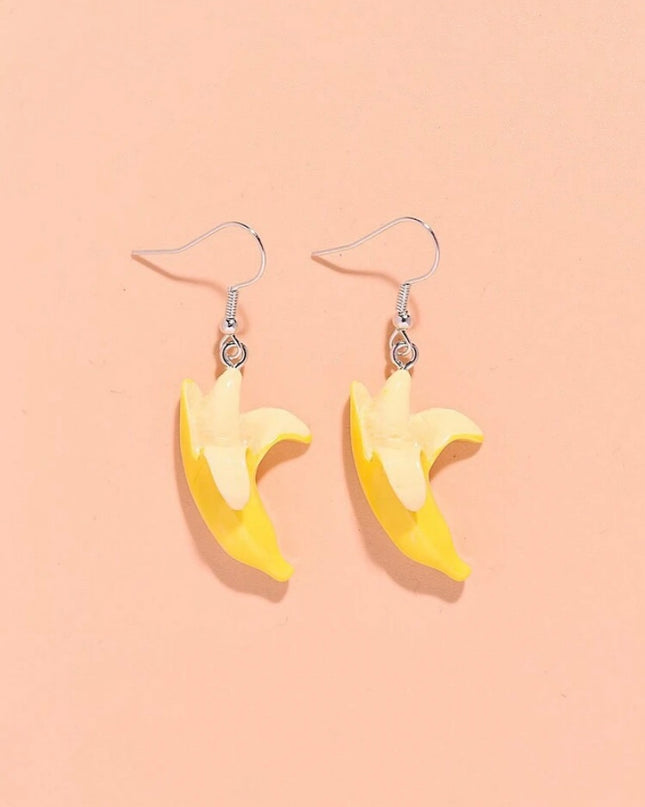 Aretes Colgantes de Banana