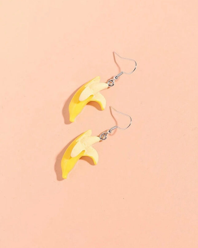 Aretes Colgantes de Banana