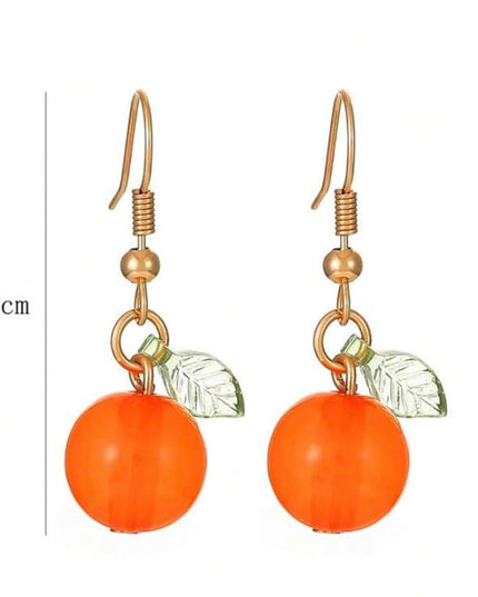 Aretes Colgantes de Naranjas