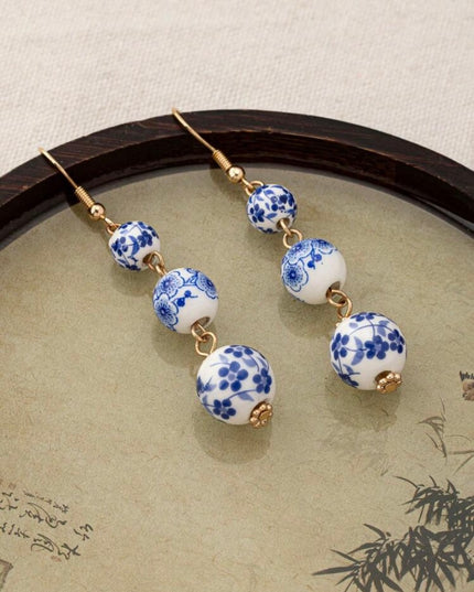 Aretes Cuencas de Porcelana