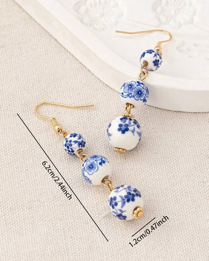 Aretes Cuencas de Porcelana