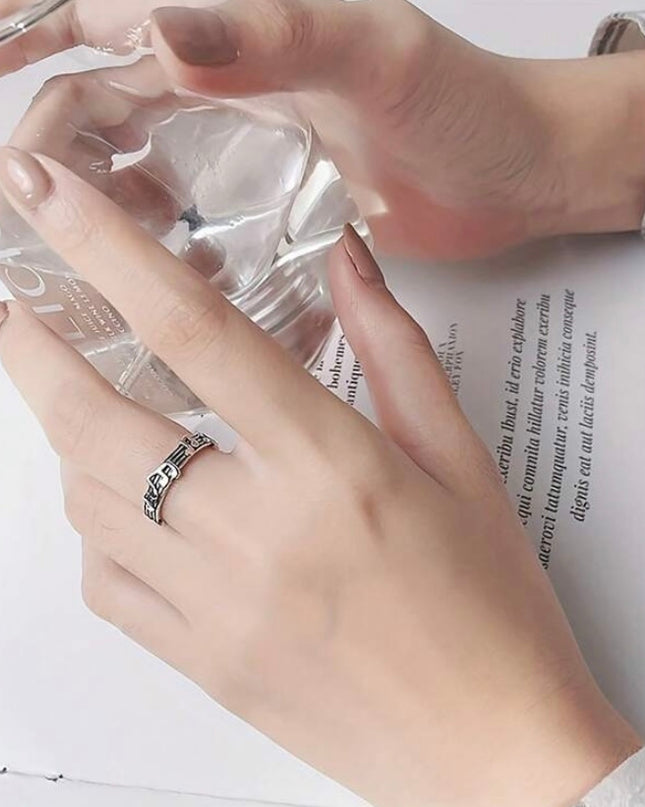 Anillo Vintage de Notas Musicales Unitalla