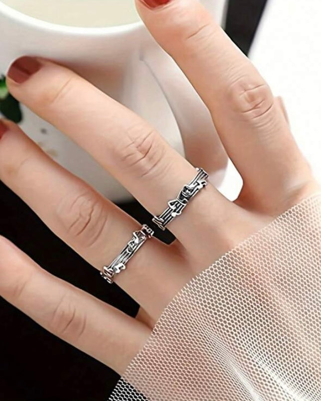 Anillo Vintage de Notas Musicales Unitalla