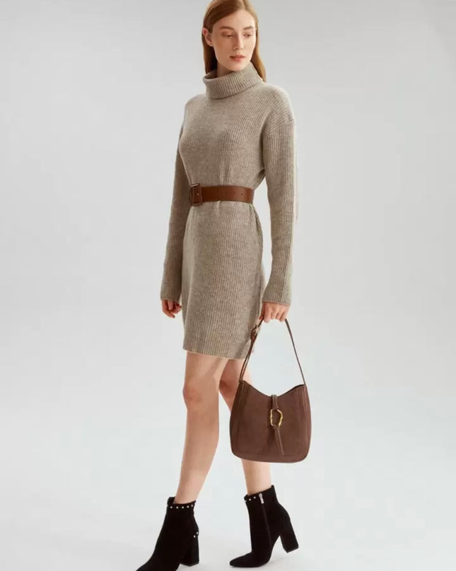 Bolso de hombro Asimétrico color Marrón